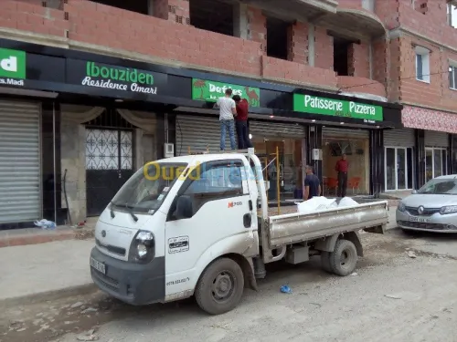  Façade en alucoband et Mur Rideaux
