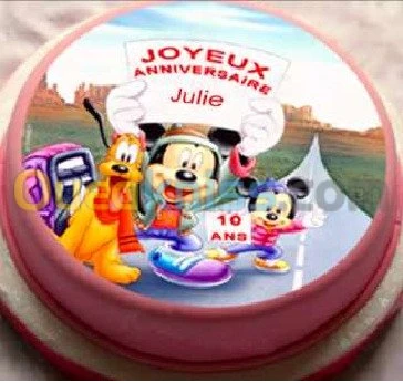 Feuille sucre personnalisée