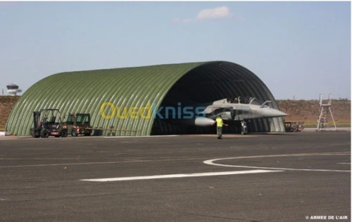 hangar option de toitures autoportante