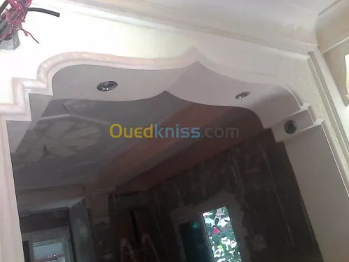 Platrier;Decoration en platre
