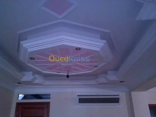 Platrier;Decoration en platre