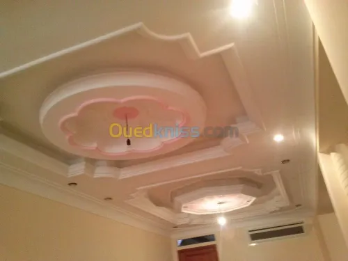 Platrier;Decoration en platre