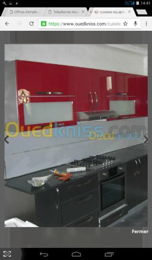 fabrication des cuisines
