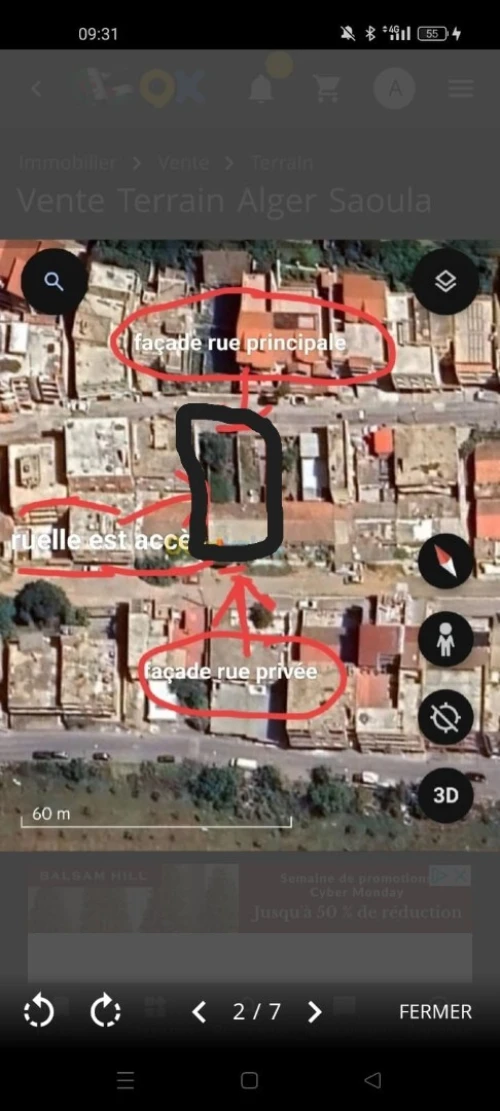 Vente Terrain Alger Saoula