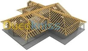 Décoration en fer forgé et en bois