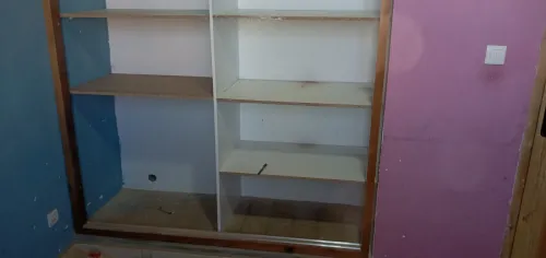 Montage porte en bois