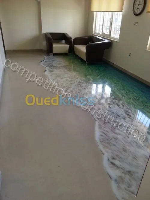 epoxy 3d et metalic et simple 