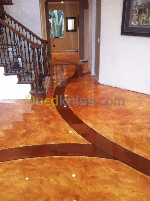 epoxy 3d et metalic et simple 