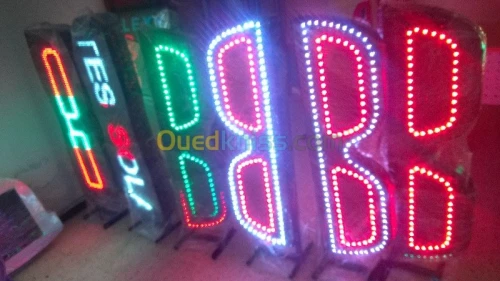 ENSEIGNES A LED ,CADUCEE , LUNETTE ...