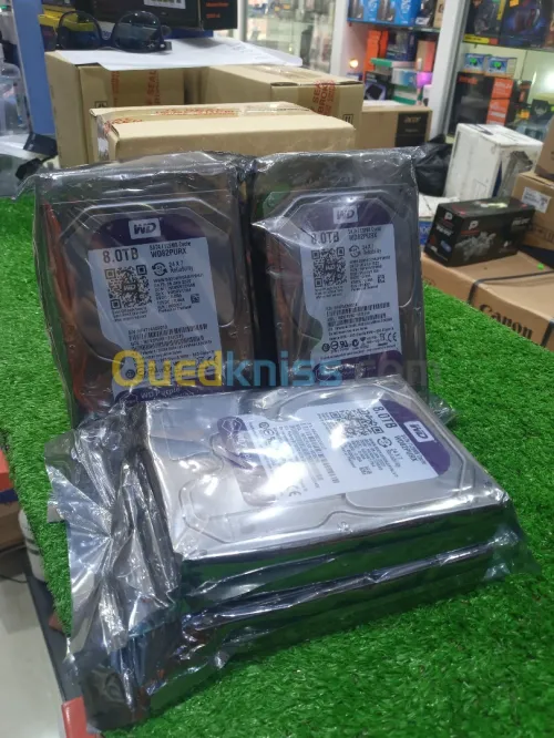 Disque dur 8to WD purble pour vidéo
