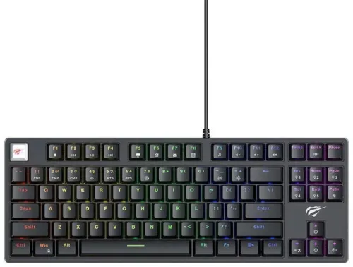 clavier havit kb890l mecanique blue switch black