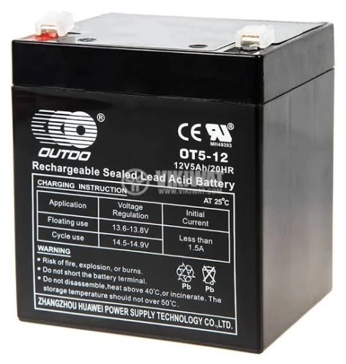 Batterie Onduleur RAGGIE 12V 5AH / 12V 9AH