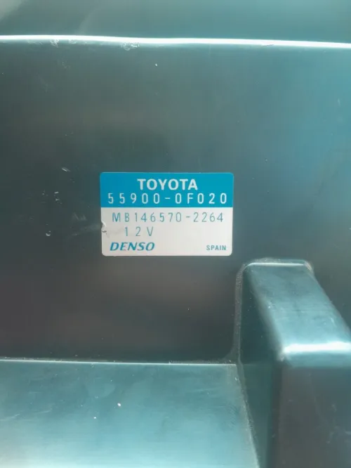 Commande de climatisation  toyota corolla