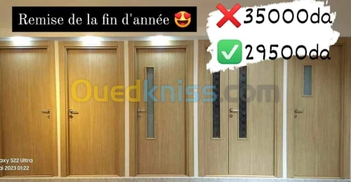 Porte d'intérieur PVC 