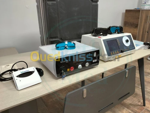 Laser chirurgical Angio Dynamics VenaCure 1470 et  Biolitec Ceralas 630nm