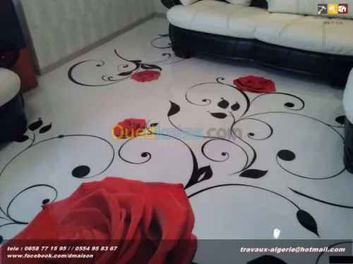 DECORATION DE SOL AVEC LA RESINE EPOXY