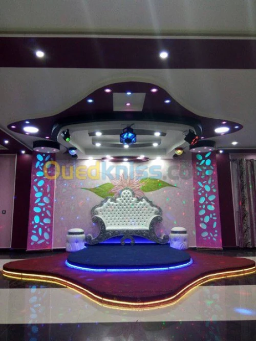 Travaux de décoration