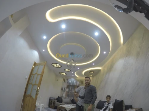 Placo-platre et Pvc & démontable 