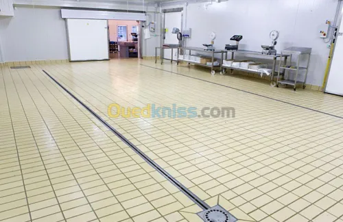 Revétement de sol anti acide