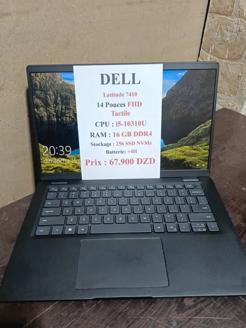 Pc Dell i5-8em, i5-10em, i5-11em. ram 8/16 gb DDR4, Disque dur 256 SSD, écran 13/14p FHD.