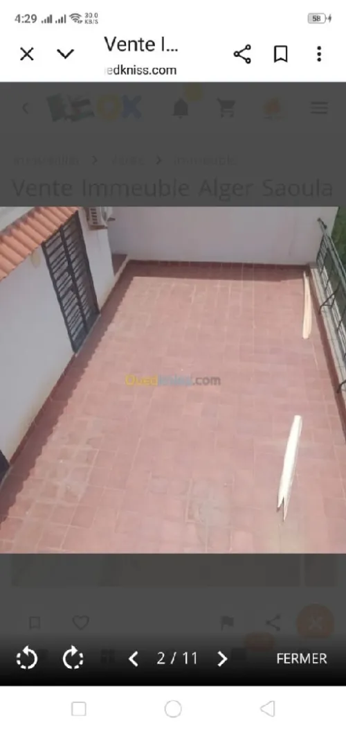 Location Immeuble Alger Saoula