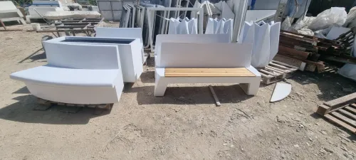 Mobilier urbain en GRC 