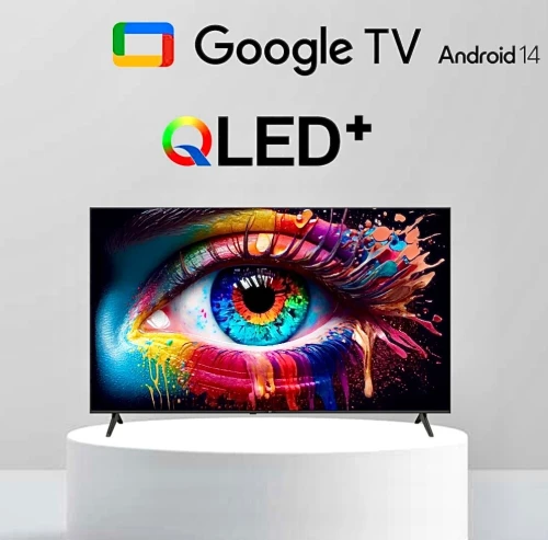 TV IRIS 60" Q7020 QLED+ GOOGLE TV 4K 120 HZ UHD SMART ANDROID 14  60 POUCES