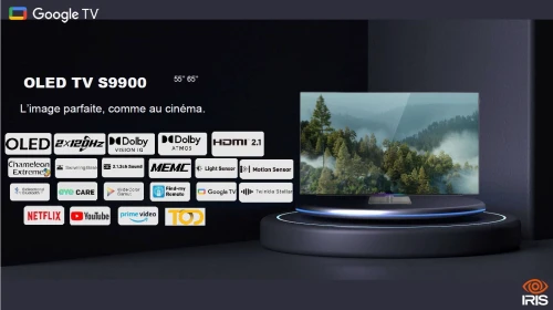 TV 65" OLED S9900 GOOGLE TV 4K ANDROID  65 POUCES