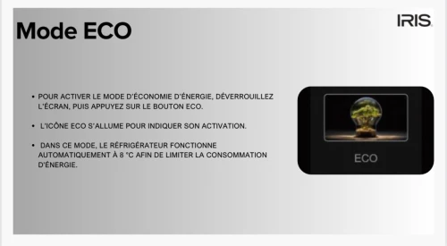 RÉFRIGÉRATEUR IRIS 400 L DEFROST IR-DD400