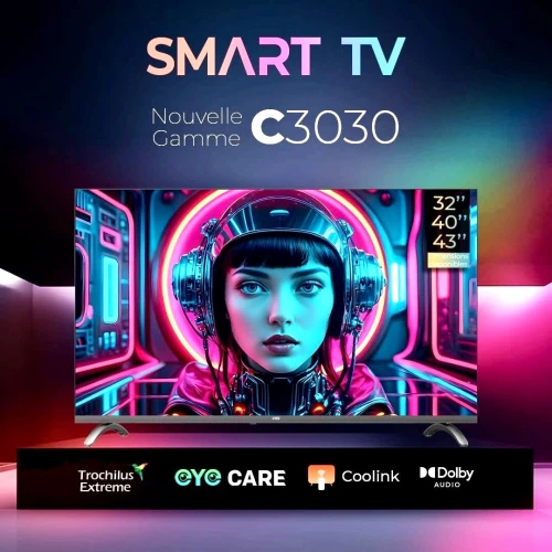 TV IRIS 32" C3030 HD SMART OS  32 POUCES