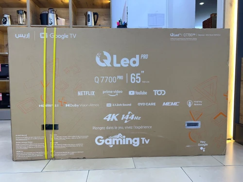 TV IRIS 65" Gaming TV 144 HRZ QLED PRO Q7700 GOOGLE TV SMART ANDROID  65 POUCES