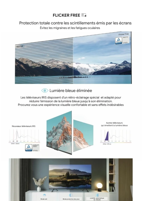 TV IRIS 65" G5030 GOOGLE TV 4K UHD SMART ANDROID  65 POUCES