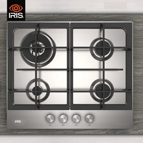 TABLE DE CUISSON IRIS 4 FEUX INOX IBP 604G1X