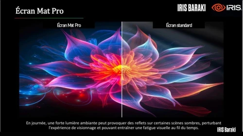 TV IRIS 65" QLED+ Q7030 120 HZ SMART GOOGLE TV 4K UHD ANDROID 14 65 POUCES