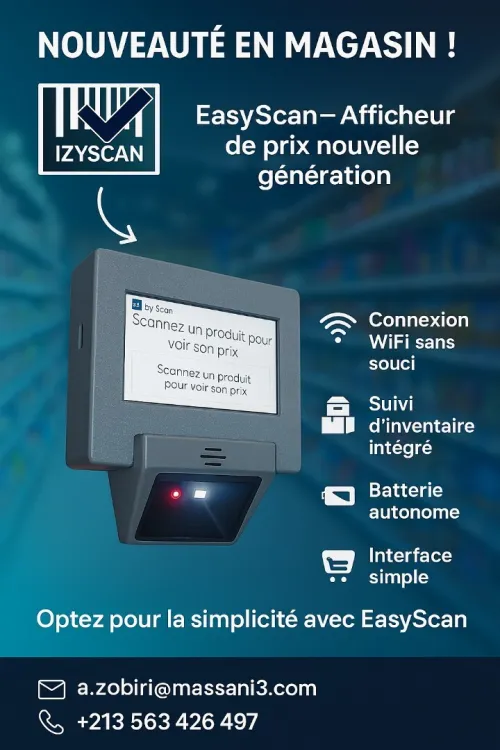 Afficheur de prix/ scaner le prix/ inventaire 