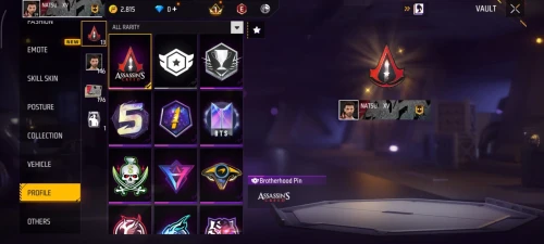Free fire account lvl 59 qrib 60