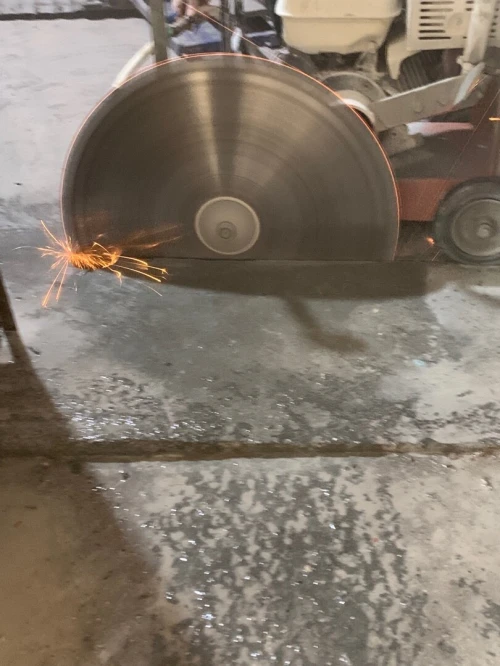 Sciage De Béton Armé Au Disque