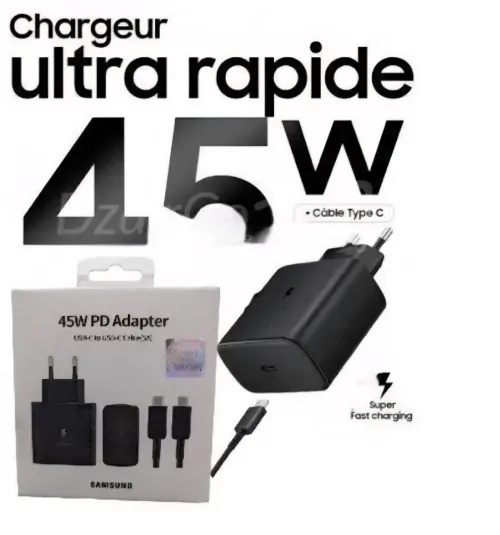 Chargeur Samsung 45w smSuper Fast Charging