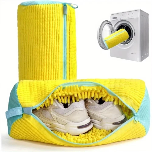 Sac de lavage chaussures pour machine à laver en microfibre 1Pcs