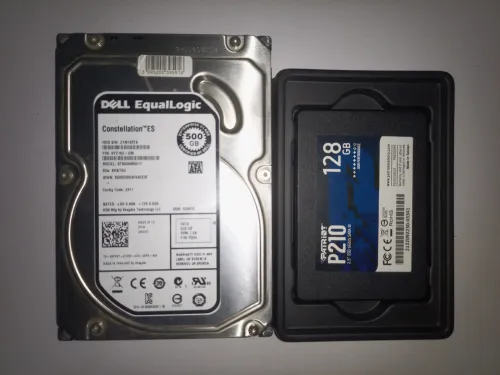 HDD 500GB + SSD 128GB