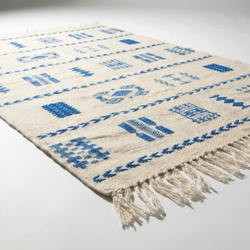 Tapis Berbère en Laine Pure (Fait Main)