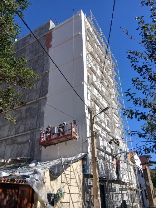 Monocouche de façade
