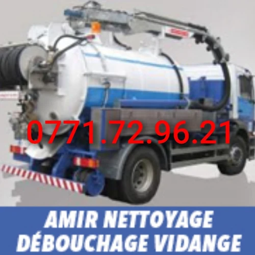 Camion vidange fosse camion débouchage canalisation camion nettoyage d'assainissement