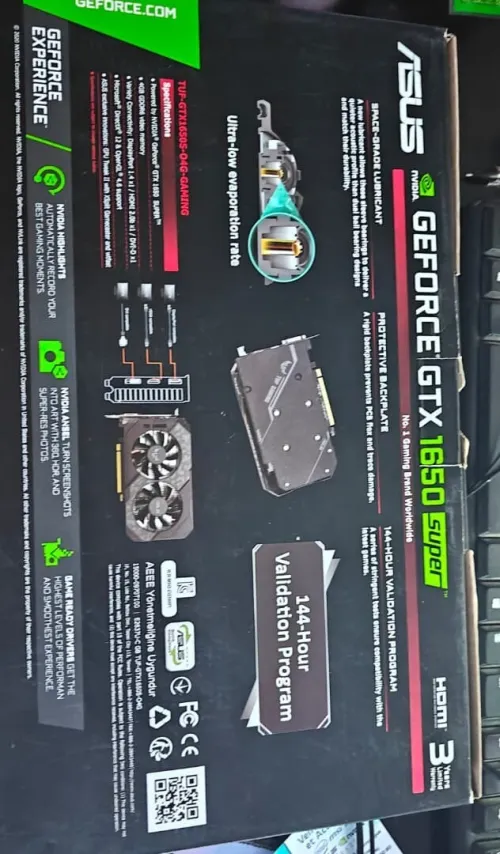 1650 super GDDR6 TUF GAMING