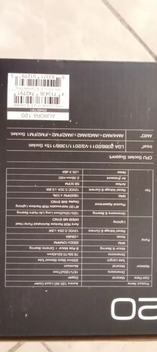Aurora xigmatek water cooling 120r