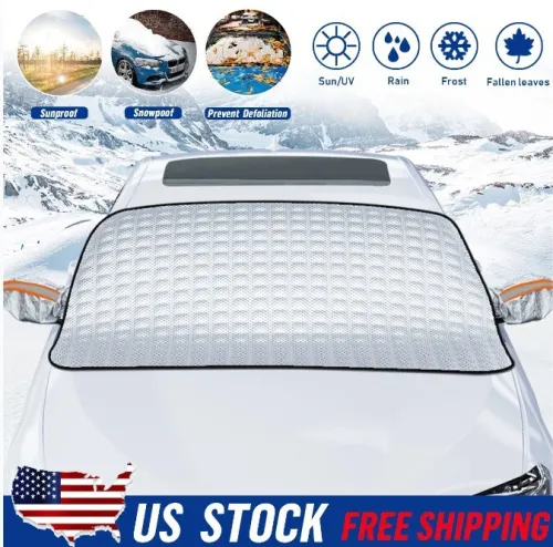 Couverture de Pare-brise Magnetique pour Voiture Toute Saison - غطاء الزجاج الأمامي للسيارة متعدد الفصول