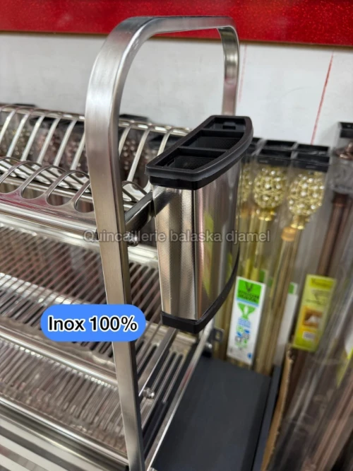 Égouttoir a vaisselle de luxe aluminium et inox