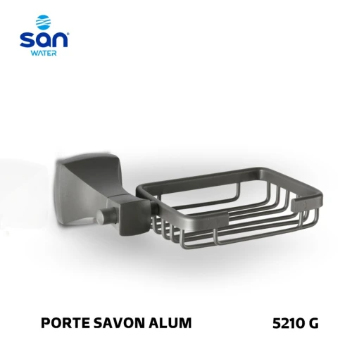 ACCESSOIRES DE SALLE DE BAIN EN ALUMINUM - 8 PIÈCES SÉPARÉES - INOXYDABLE DE LA MARQUE SAN WATER