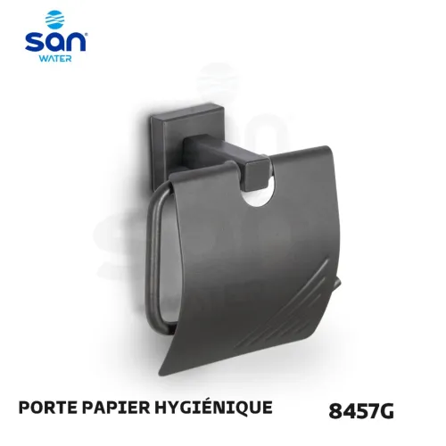 'ACCESSOIRES DE SALLE DE BAIN EN ALUMINUM  - 8 PIÈCES SÉPARÉES  - INOXYDABLE DE LA MARQUE SAN WATER