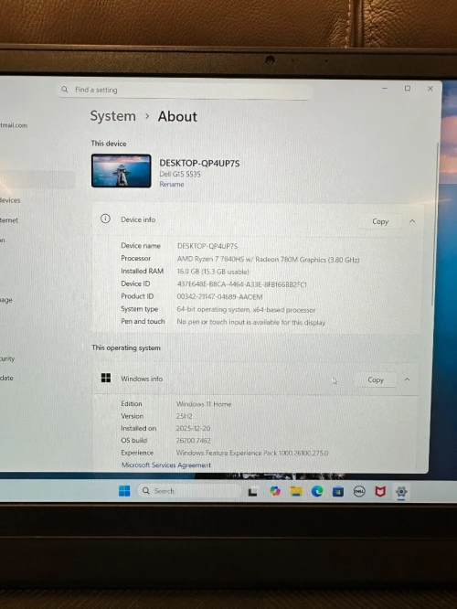 Dell G15 Ryzen 7 RTX 4060